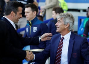 The managers greet.