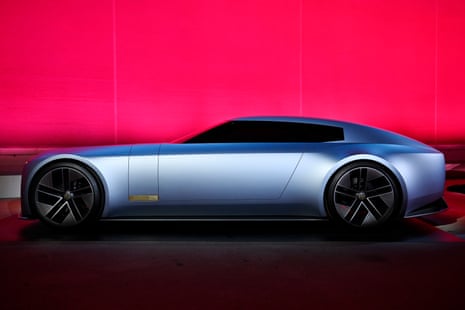 The Type 00 London Blue from the side