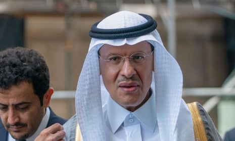 Abdulaziz bin Salman at an Opec meeting