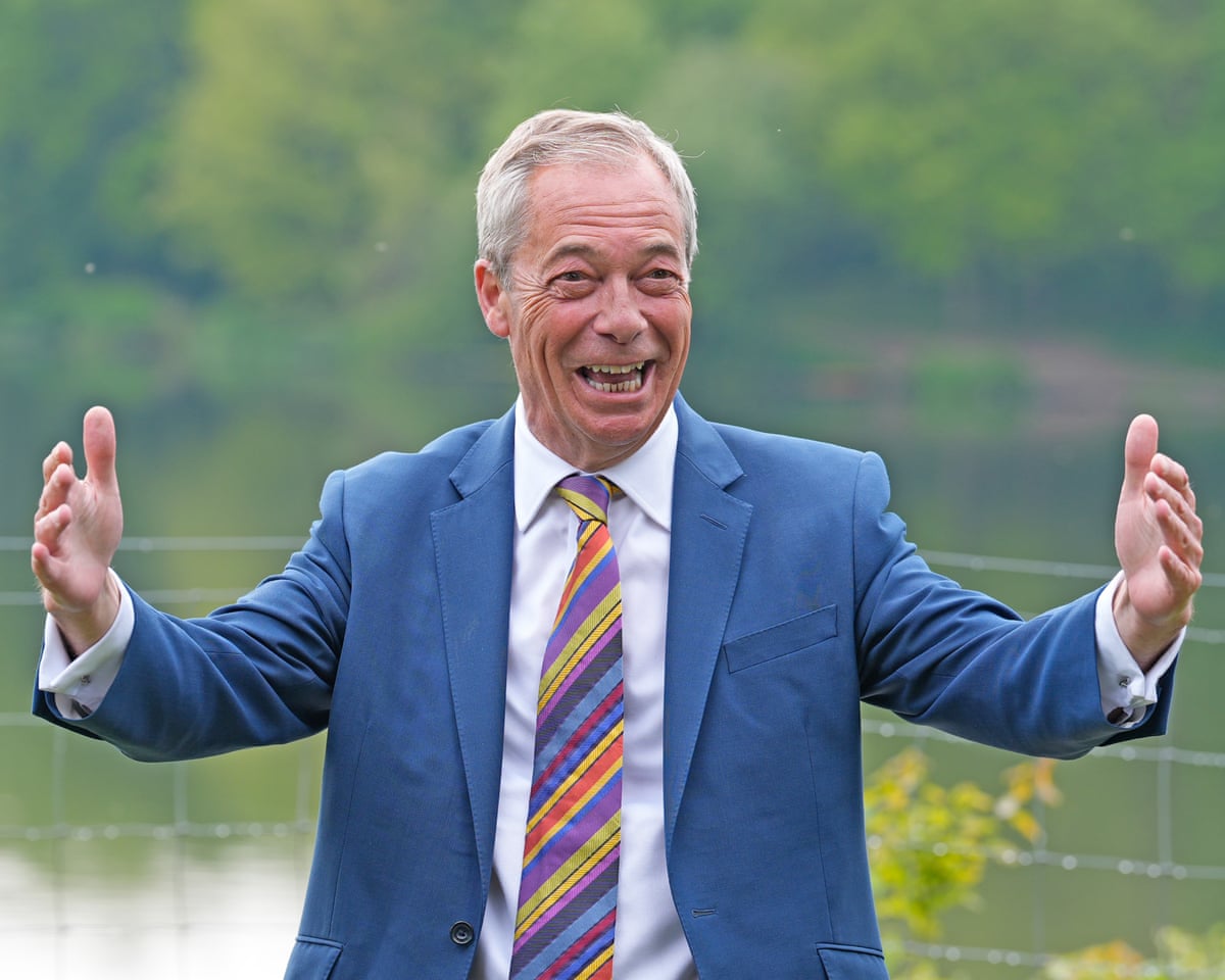 Nigel Farage hails 'historic shift in politics' after Reform UK election gains | May 2026 elections | The Guardian