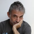 Israeli author Etgar Keret at his Tel Aviv apartment on December 9, 2023. PHOTO/GALI TIBBON