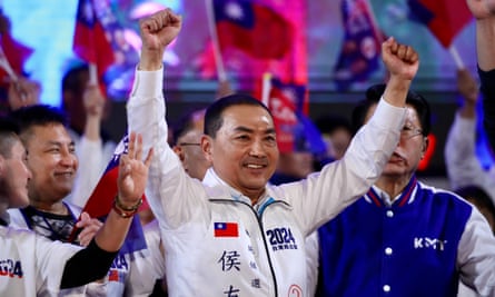 Chinese Nationalist Party presidential candidate Hou You-yi.