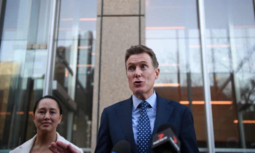 Christian Porter addresses the media