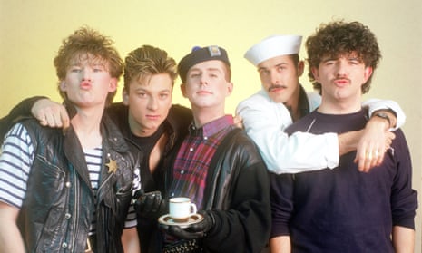 Frankie Goes to Hollywood in 1984, with Holly Johnson centre