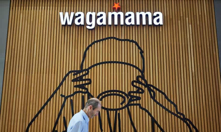 Wagamama restaurant sign in Derby