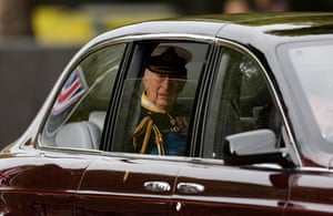 King Charles is driven down the Mall ahead of the Westminster Abbey ceremony