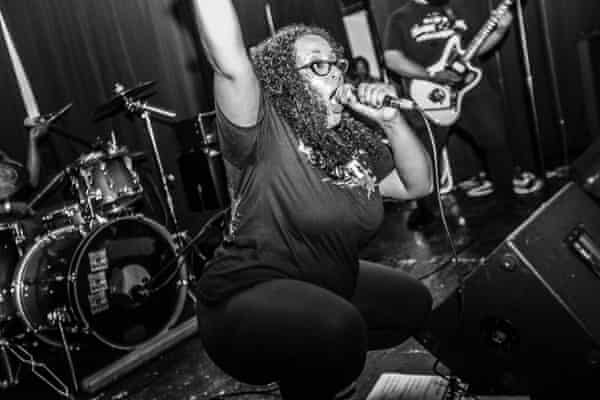 Maafa performing at the Break Free Fest