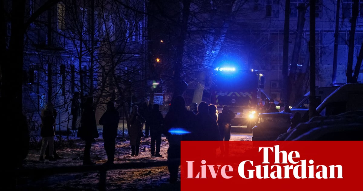 Russia-Ukraine war live: blasts heard in Kyiv city centre; mayor says 10 Iran-made drones shot down