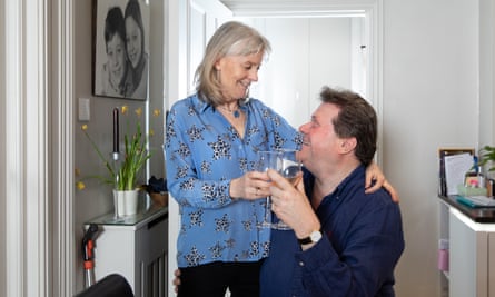 ‘We could show our children the moment Mummy laid eyes on Daddy’ … Alex and Sue Tatham.