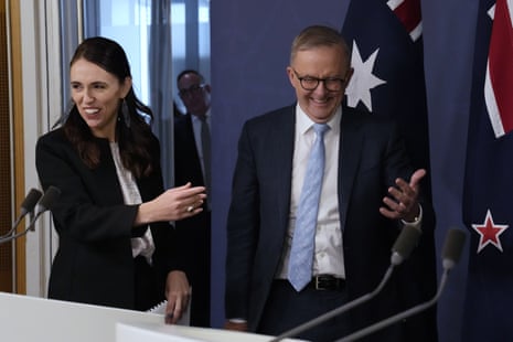 Jacinda Ardern and Anthony Albanese.