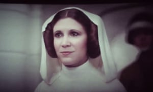 Carrie Fisher’s Princess Leia was created anew by CGI for 2016’s Rogue One: A Star Wars Story