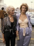 With her mother Janet Leigh in LA, 1979.