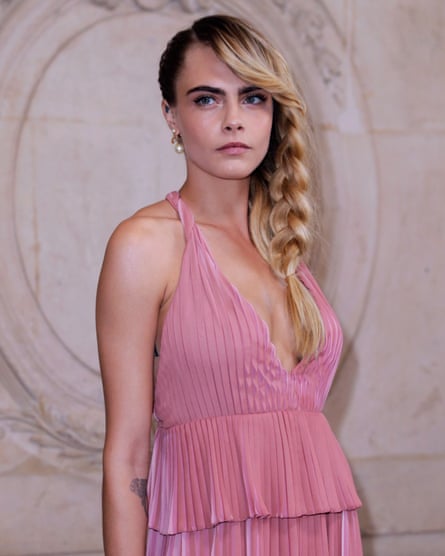Model and actor Cara Delevingne has been pictured with an intravenous vitamin drip.