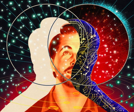 god in google mind illustration