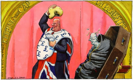 Steve Bell on Keir Starmer’s retention of the two-child benefit cap – cartoon