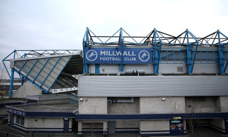 The Den, Millwall’s home stadium in Bermondsey, south-east London. 