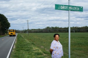 Rene Miller is currently involved in a lawsuit against the hog farm which sprays hog waste onto a field across the street from her home.