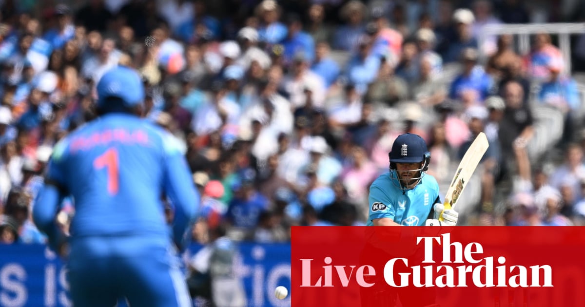 England v India: third and deciding men’s cricket ODI – live