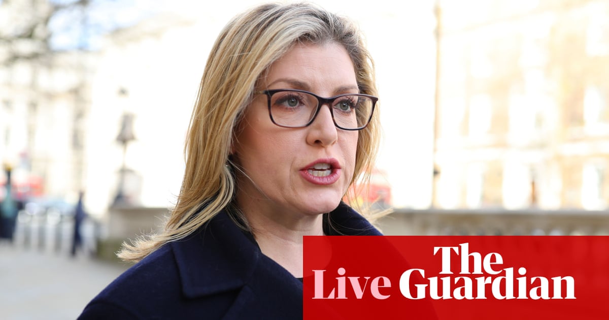 Penny Mordaunt joins Conservative leadership race – UK politics live