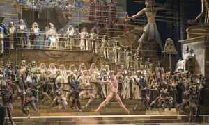Franco Zeffirelli’s production of Aida at La Scala, Milan, 2006, which he saw as “the sum of all the others – the Aida of Aidas”.