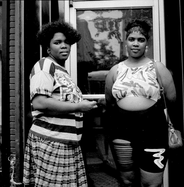 two young women