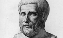 Pythagoras<br>Circa 540 BC, Pythagoras (c.580-500BC). Greek philosopher and mathematician. Born in Samos, after extensive travels settled in Crotona, a Greek colony in southern Italy c. 530 BC, where Pythagoreanism developed as a religious, reformist brotherhood, thought to have pro (Photo by Archive Photos/Getty Images) White;Format Portrait;Single;Male;Head Shoulders;Sculpture;Theorists Intellectuals;Personality;Greek;Europe;Earlydate;G2431/042;print