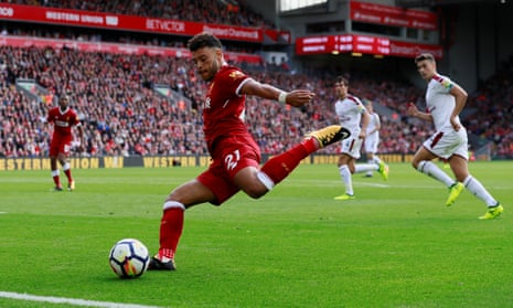 Alex Oxlade-Chamberlain came on as a substitute against Burnley on Saturday