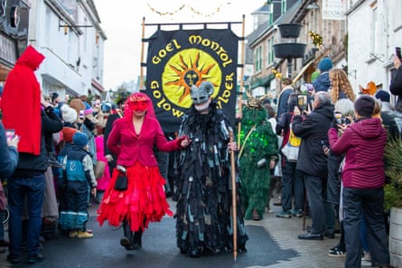 Aaron Broadhurt, dressed as Lord Montol, during the Sundower parade.