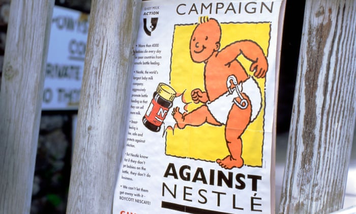 Nestlé under fire for marketing claims on baby milk formulas | Nestlé | The Guardian