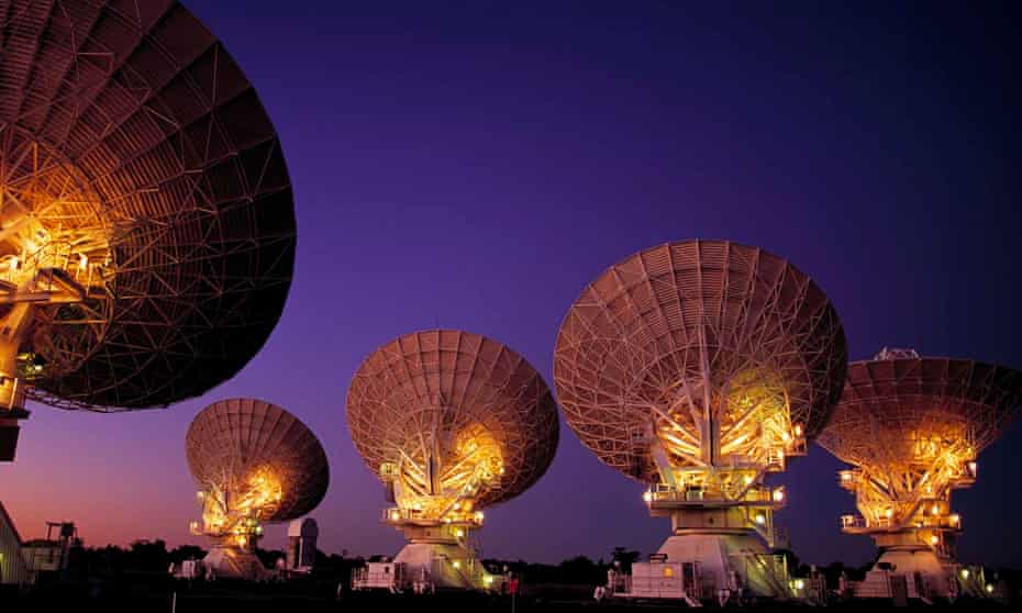 Astronomers studied the cosmic microwaves with the Australia Telescope Compact Array in New South Wales