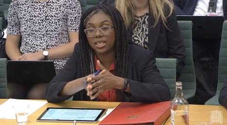 Kemi Badenoch at the European scrutiny committee this morning.
