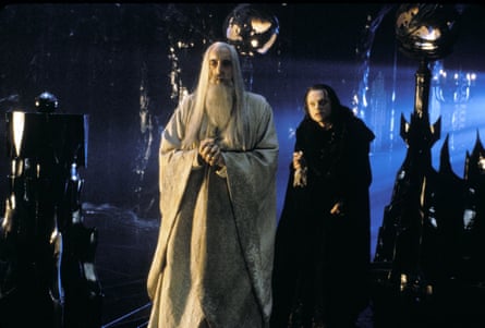 The Two Towers, with Christopher Lee as Saruman, 2002.