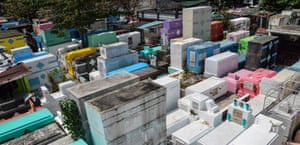 Navotas cemetery, on the Manila coast