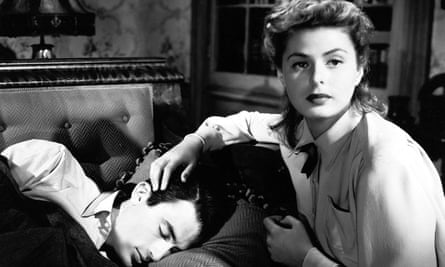 Ingrid Bergman and Gregory Peck in Spellbound,