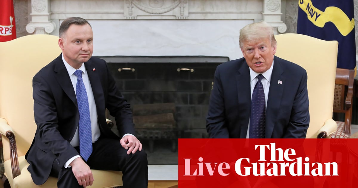 Poland’s Andrzej Duda to meet Donald Trump on Saturday – as it happened