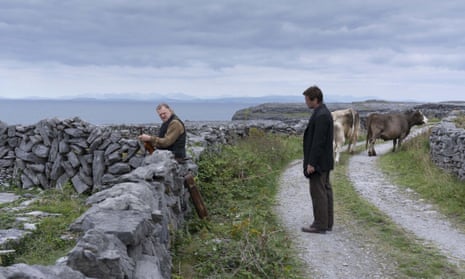 Brendan Gleeson and Colin Farrell in The Banshees of Inisherin.