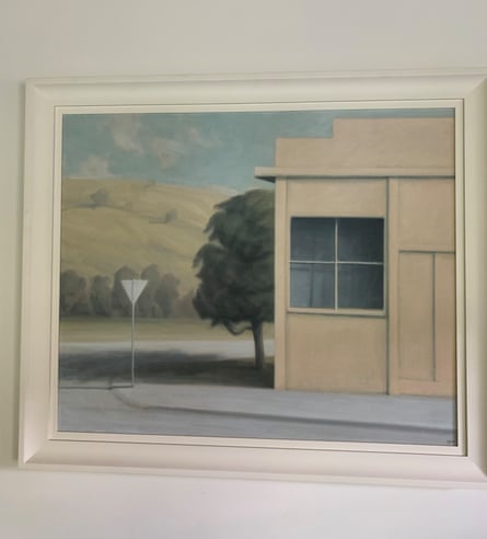 A painting by artist Peter Boggs, which David Stratton would save from his home in a fire.