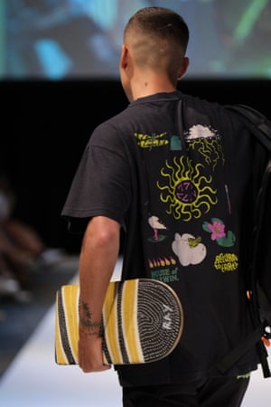 Heavily influenced by the iconic references and weather of the North, House of Darwin by Larrakia man Shaun Edwards presented a range of t-shirts with graphics by Luna Tunes.