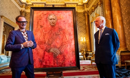 Jonathan Yeo unveils his portrait.