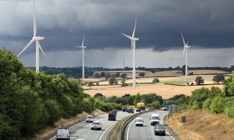 A windfarm in Northamptonshire