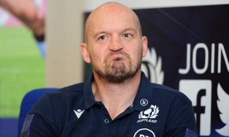 Gregor Townsend during his Scotland press conference on Thursday.