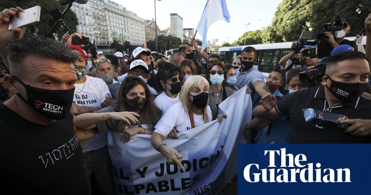 Protesters demand justice for Diego Maradona amid investigation into death