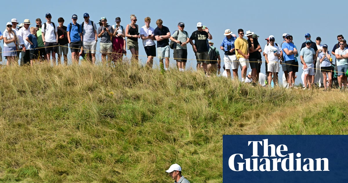 Dry and firm ground at Royal Birkdale before The Open