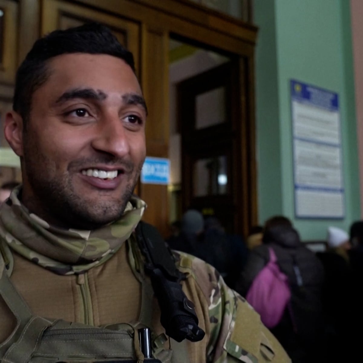 British MP’s son saves fellow volunteer while under fire in