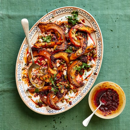 Joe Otway’s roast winter squash with ’nduja.