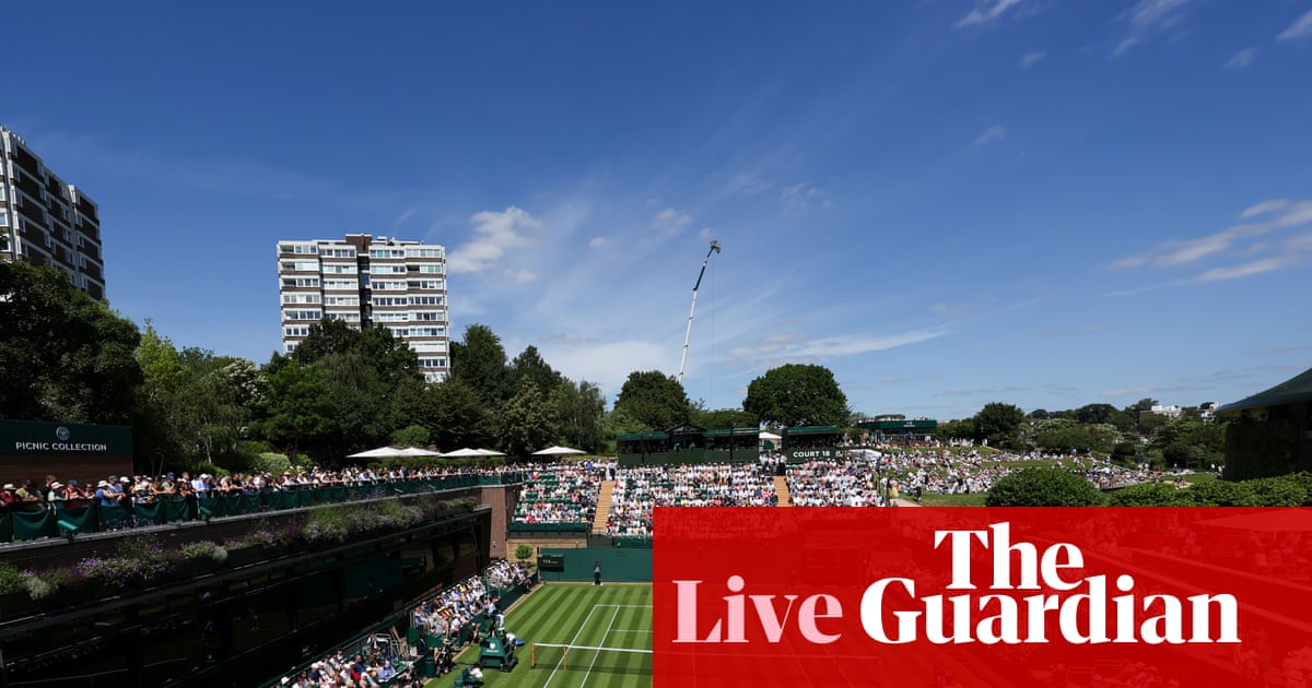 Wimbledon 2026: Sinner, Sabalenka, Djokovic and more in action on day one - live