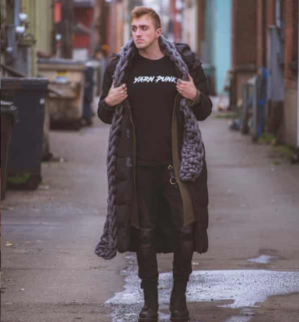 Stricker Vincent Green-Hite wears a Yarn Punk T-Shirt