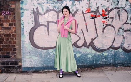 how do you get out of character?’ … Posy Sterling. Stylist: Laura Parkes; HMU: Jade Bird using Laura Mercier, Kate Somerville & Living Proof; Blouse and Jumper: Bella Freud.