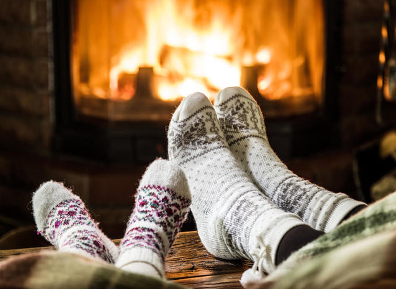Handknitted socks are quintessentially hygge.
