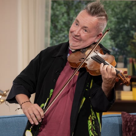 Nigel Kennedy performs earlier this month on ITV’s This Morning